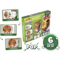 Crayola Kit d'activités 3D Pops - Jungle