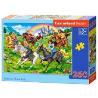 Castorland Puzzle 260 pièces Course de Chevaux des Princesses 27507