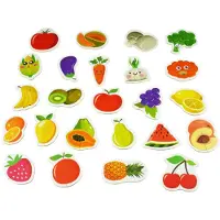 KinderSafe Puzzle de fruits et légumes coloré pour enfants