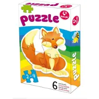 Sonstige Verlage KUKURYKU Puzzle bébé animaux 6in1 (2-4 pièces)