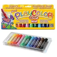 Instant Bâton De Tempera Solide Dans Une Boîte Scolaire Playcolor De 12