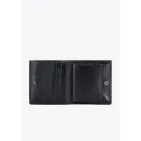 Light Prestige Porte-monnaie Wittchen pour femmes en cuir naturel noir