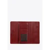 Light Prestige Wittchen Damen Grand porte-monnaie pliable en cuir verni, bordeaux, bordeaux, cuir verni