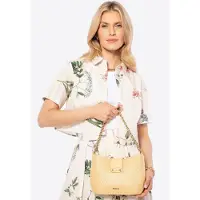 WITTCHEN Sac à bandoulière pour femme, tissé, jaune, polypropylène