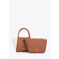 WITTCHEN Étui pour femmes en et fourrure, beige, beige,