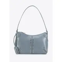 WITTCHEN Sac à bandoulière pour femme avec rivets, bleu,