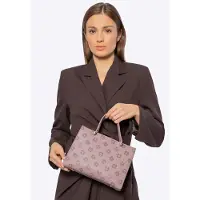WITTCHEN Étui pour femmes en avec logo estampé, petit, vieux rose