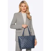 WITTCHEN Sac à provisions éco-cuir bleu avec gaufrage
