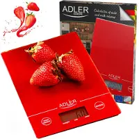 Adler Ad-3138 Balance De Cuisine Numérique, Écran Lcd, 5 Kg, Haute Précision, Balance Alimentaire, Tare, 1 Kg