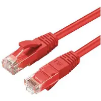 ACT Red 2 meter U/UTP CAT5E patch cable with RJ45 connectors CAT5E U/UTP RED 2.00M (IB5502)
