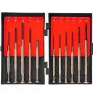 Top Tools Tournevis de précision, jeu de 11 pièces.