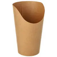 Papstar Bonnets enveloppants, Contenant à usage unique, Marron
