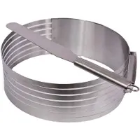 Brunbeste Cadre A Patisserie / Gâteau Réglable Avec Couteau Pour Gâteau 1161