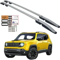 Erkul Barres de toit JEEP RENEGADE SUV 2014- Aluminium Durable Solide