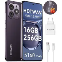 HOTWAV Smartphone Note 13 Max 6 Go 256 Go 48 Mpx violet