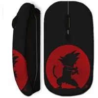 MANIACASE Souris Sans Fil Dragon Ball Goku Noire