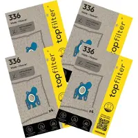 Top Filter Lot de 4 packs de 4 sacs aspirateur 64336 Miele et Hoover TopFilter Premium