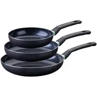 Fackelmann Set de 3 poêles antiadhésives céramique 20, 24 et 28 cm Brandao