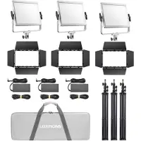 Godox Litemons LP1200Bi Bi Couleur Eclairage Panneau LED 3 light Kit