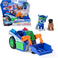 Ryhmä Hau PAW PATROL - Recherche & Sauvetage : Véhicule de sauvetage de Rocky, 15 cm, Figurine Chien et Écureuil inclus
