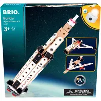 BRIO Builder Apollo Saturn V 34607 Construction Game Marron Enfants
