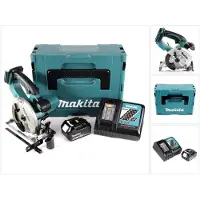 Makita DSS 501 RG1J Scie circulaire sans fil 18 V - Li-ion - 136 mm + 1x Batterie 6,0 Ah + Chargeur + Coffret Makpac