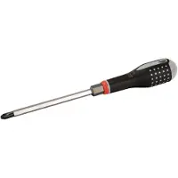 Bahco Ergo Phillips Hex Nut Screwdriver With Rubber Ph4x200 Mm Handle Argenté