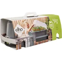 Elho Pot de Fleurs Elho Noir - 55 x 28,5 x 25 cm