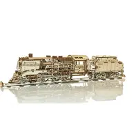 Wooden.City WOODEN CITY Express Train & Tender & Rails, 558 éléments de construction