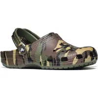 Crocs Sabots Classic Camouflage Clog hommes - Kaki - 46 / 47