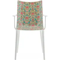 Kartell H.H.H. Chaise Impression Graphique White|Lichen