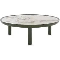 Kartell K-Top Table Ø 105 cm x H 35 cm | Symphonie|Green