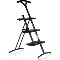 Kartell Tiramisu' Échelle Metallized Dark Grey