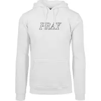 Mister tee Pray Hands Hoodie Blanc XL Homme
