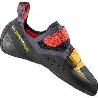 La Sportiva Kubo, Escalade, Homme, Chaussures, Chaussure d'escalade, E32R24 Savana/Mountain Red, 39 -