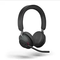 Jabra Evolve2 65 Link380a MS Stereo Stand Black