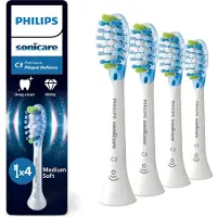 Philips Sonicare Premium Plaque Defense HX9044/87 Blanc (4 Pièces)