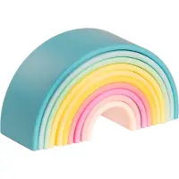 Dena textile productions dëna - Rainbow, 10 pièces, couleurs pastel (3401087)