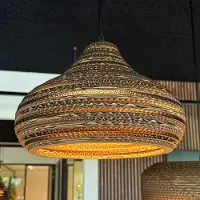 LumenXL Suspension en carton ondulé - Lena