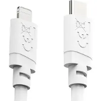 Hama Câble de charge, USB-C - Lightning, pour iPhone/iPad, MFi, 1 m, blanc