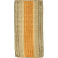 Cawö Serviette de toilette Cawö Cashmere Stripes Orange (Set de 3)