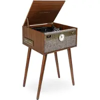 Victrola Système audio 6-en-1 avec platine vinyle Century Signature+ VTA-835SB Noyer