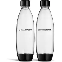 SodaStream Bouteilles Matière Synthétique 1 Litre Lot de 2