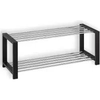 Idimex Etagère À Chaussures Arina 2 Tablettes Noir