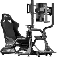 Oplite Cockpit de simulation de course GTR S8 Infinity Noir