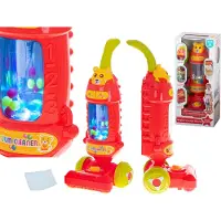 Ikonka Aspirateur interactif pour bébé avec son framboise