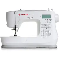 SINGER Machine à coudre C5955, Couleur:Blanc