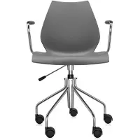 Kartell Maui Chaise Pivotante Armchair | Anthracite