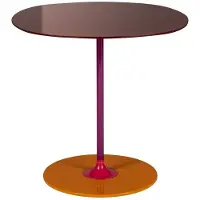 Kartell Thierry Table d'Appoint H 45 cm | Burgundy