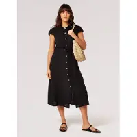 Apricot Robe-chemise noir